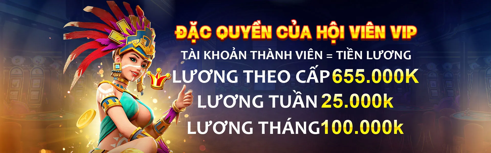 Hình ảnh ưu đãi độc quyền dành cho thành viên VIP của hii88
